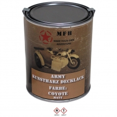 Farbdose, Markierungsfarbe COYOTE, matt, 1 Liter