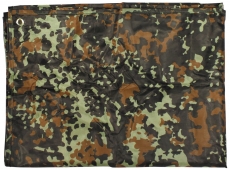 Mehrzweckplane, Tarp, flecktarn, 200 x 300 cm